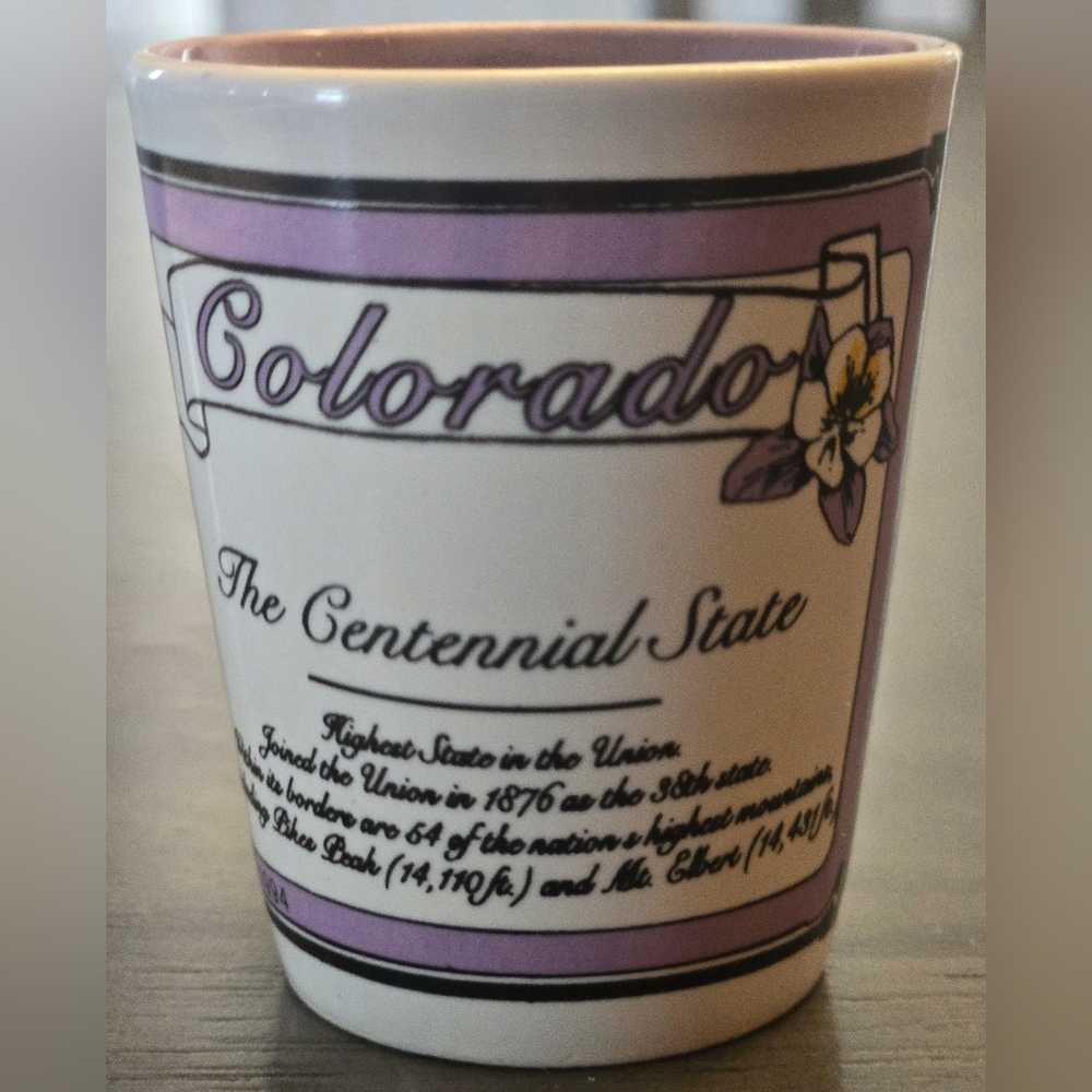 Colorado Shot glasses- 2 - Picture 3 of 5